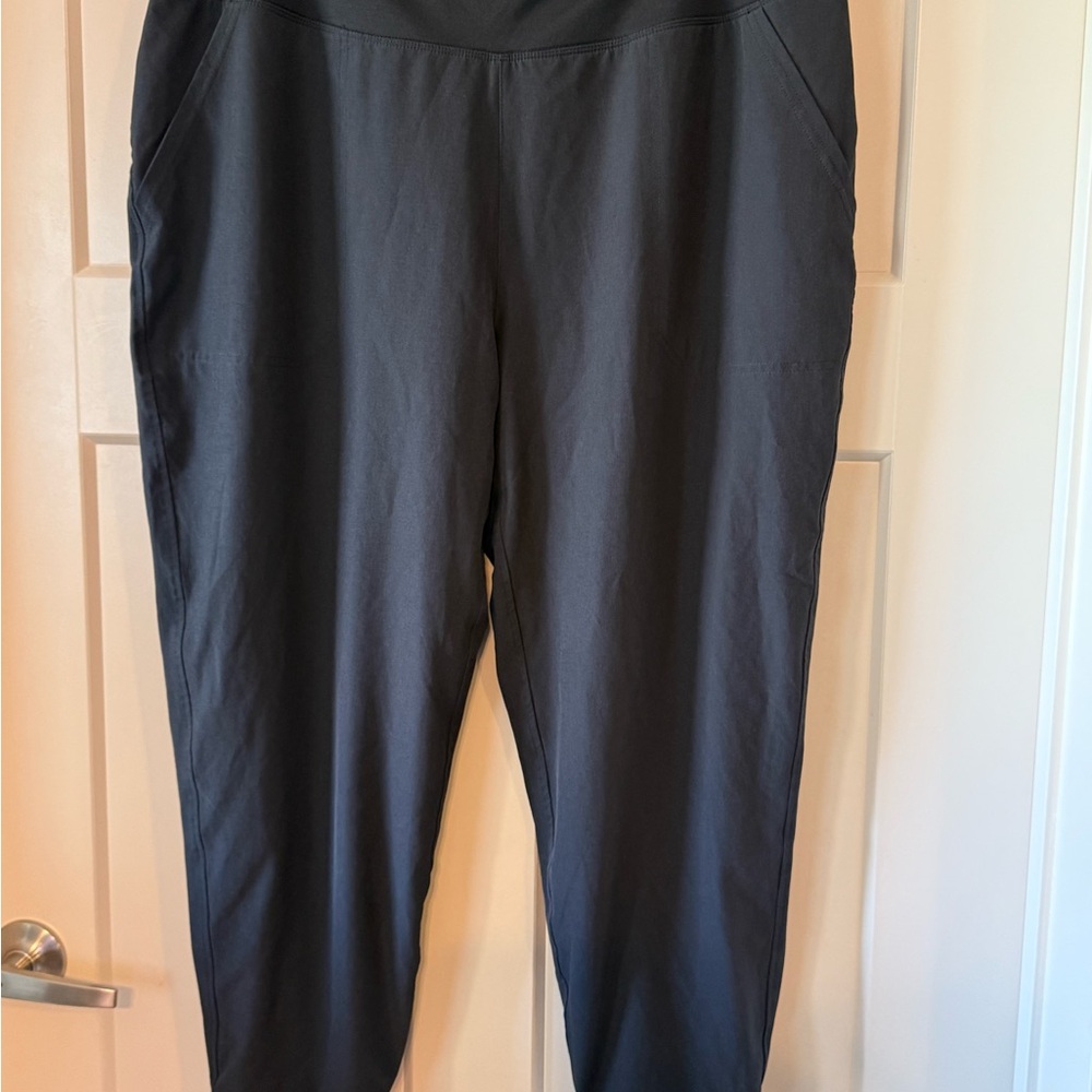 Patagonia Pull On Jogger Pants Athletic Active Black Womens Size XL